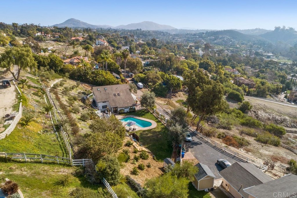 2924 Lone Jack Road Encinitas, CA 92024 - Photo 30 of 48 an aerial view of residential house with outdoor space