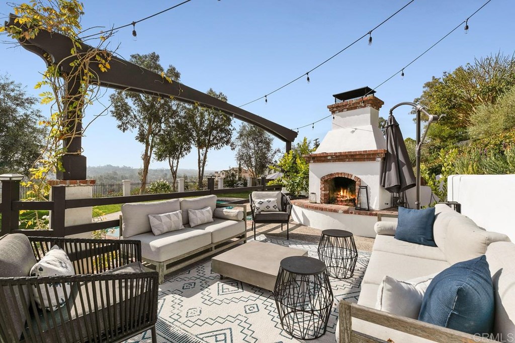 2924 Lone Jack Road Encinitas, CA 92024 - Photo 43 of 48 a view of a patio with couches and a fire pit