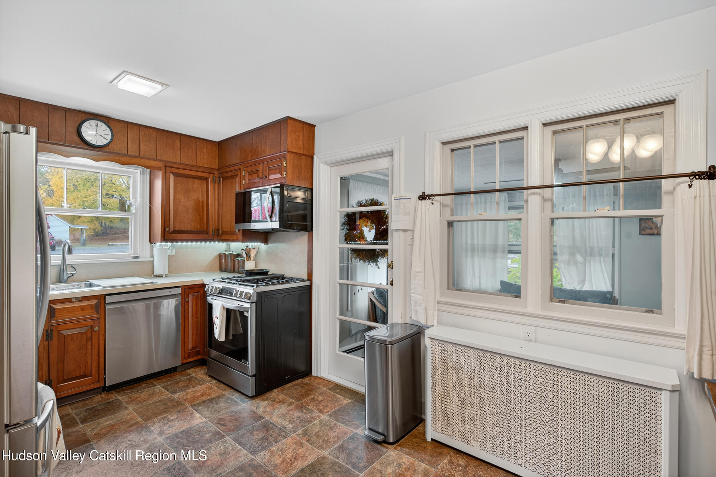 41 New Paltz Road Highland, NY 12528 - Photo 10 of 42 a kitchen with stainless steel appliances granite countertop a stove and a sink