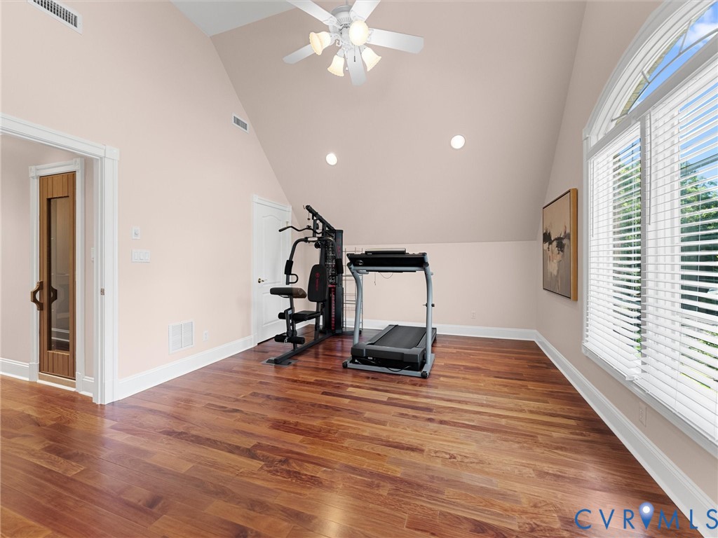 13612 Waterswatch Court Midlothian, VA 23113 - Photo 68 of 88 a view of a room with wooden floor and white walls