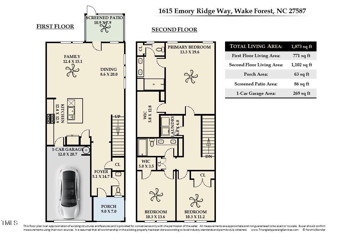 1615 Emory Ridge Way Wake Forest, NC 27587 - Photo 47 of 47 Floor Plan - MLS Photos-13