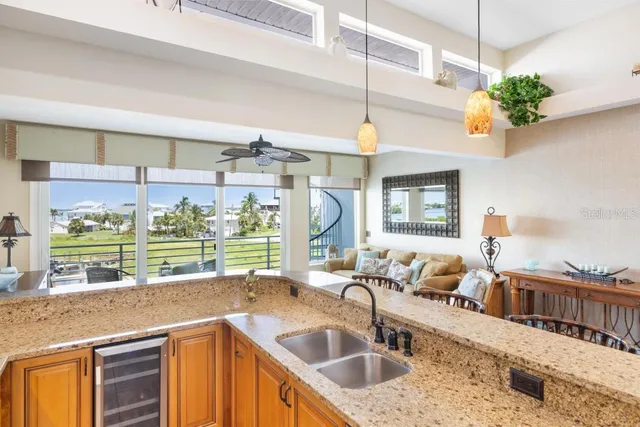 a view of a terrace with chairs