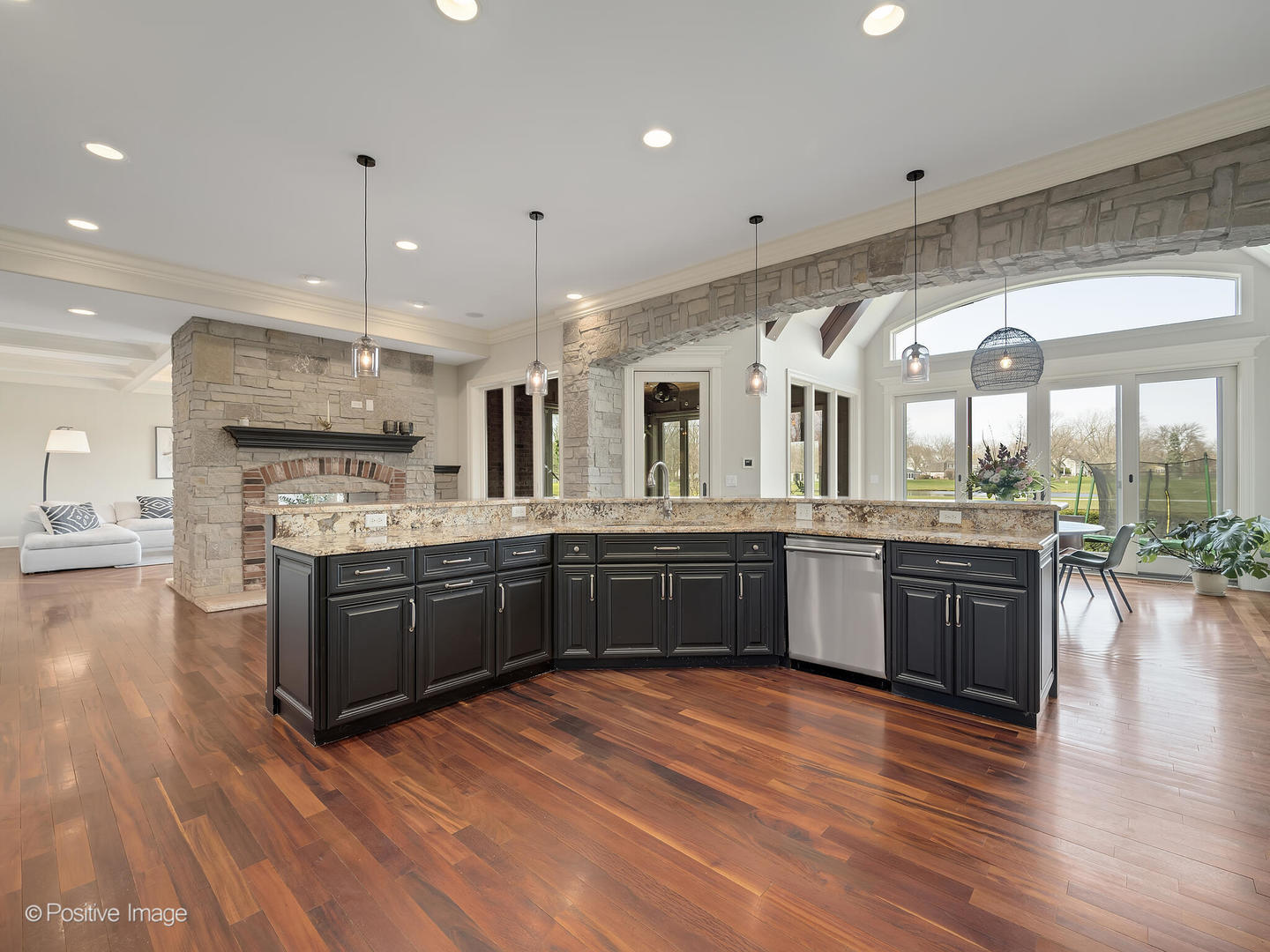 1129 Summit Hills Lane Naperville, IL 60563 - Photo 19 of 72 a large kitchen with stainless steel appliances and large counter top