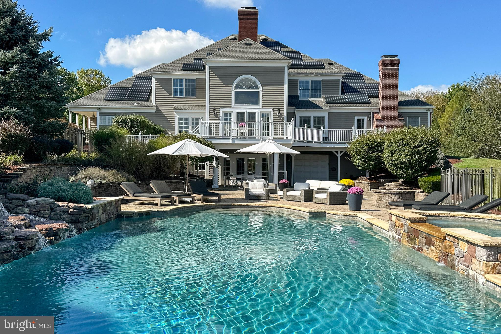 6 Chase Hollow Road Hopewell, NJ 08525 - Photo 35 of 45 Walkout Basement Leads to Pool & Patio