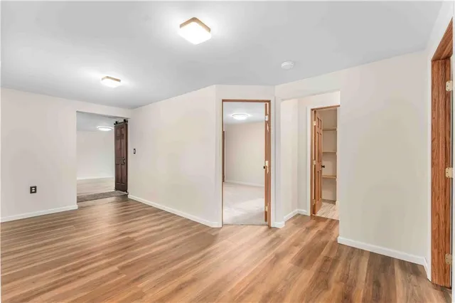 wooden floor in an empty room with wooden floor
