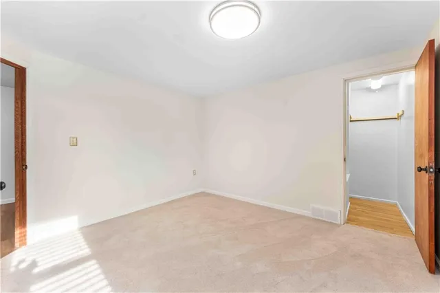 a view of a room with cabinet