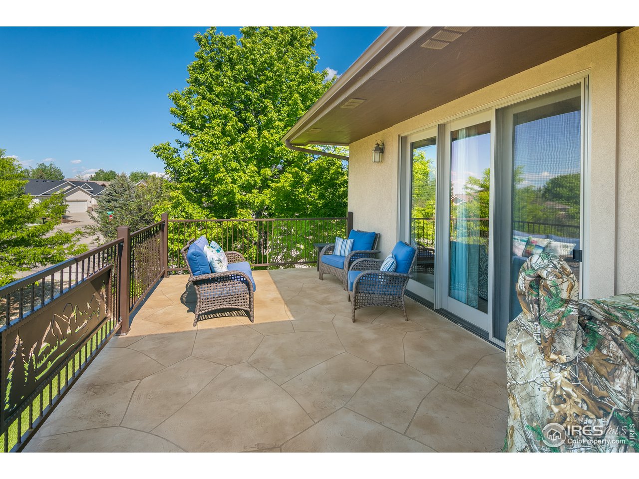 7507 Plateau Road Greeley, CO 80634 - Photo 34 of 35 Upper patio w/ wonderful views!