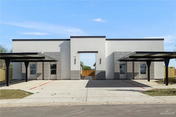 a view of a building with entrance