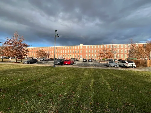 a view of a field with a big yard