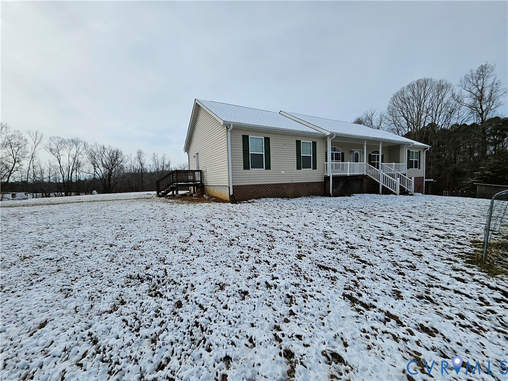 5195 Lennie Road McKenney, VA 23872 - Photo 1 of 45 a front view of a house with a yard