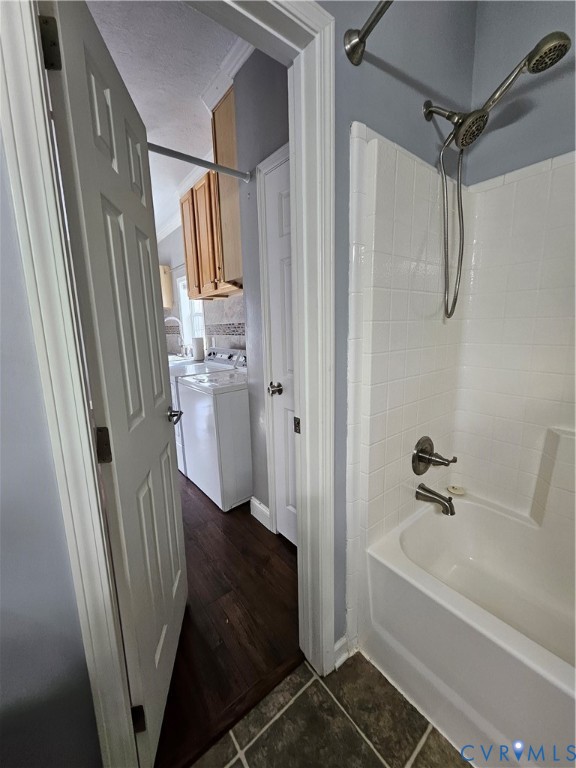 5195 Lennie Road McKenney, VA 23872 - Photo 9 of 45 a bathroom with a bathtub and a shower