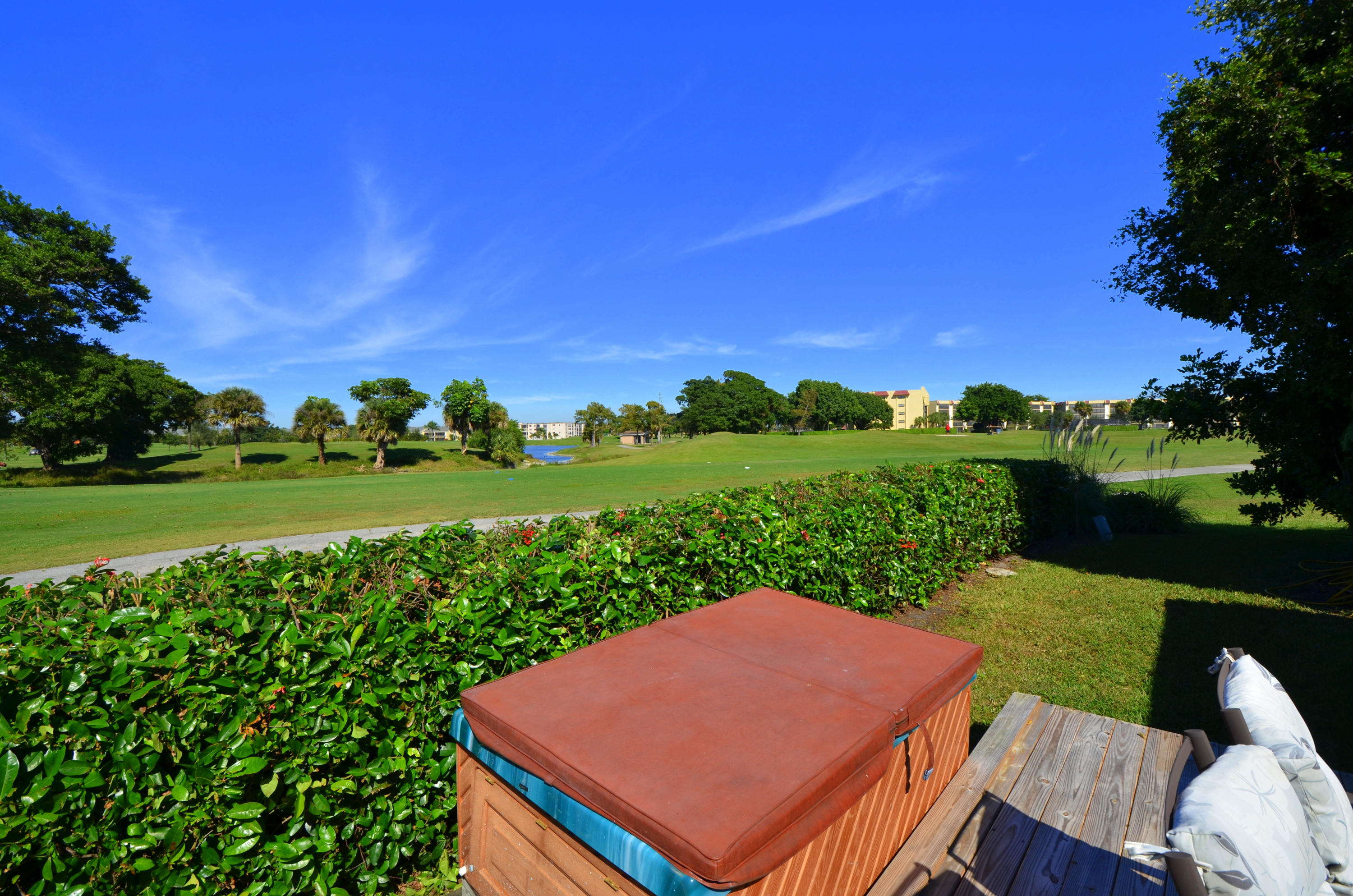 9351 Southwest 16th Street Boca Raton, FL 33428 - Photo 3 of 33 Backyard with golf view
