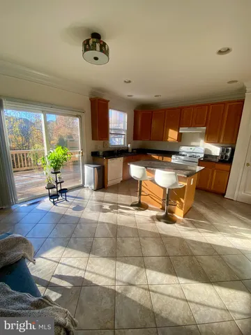 a living room with a couch and a table