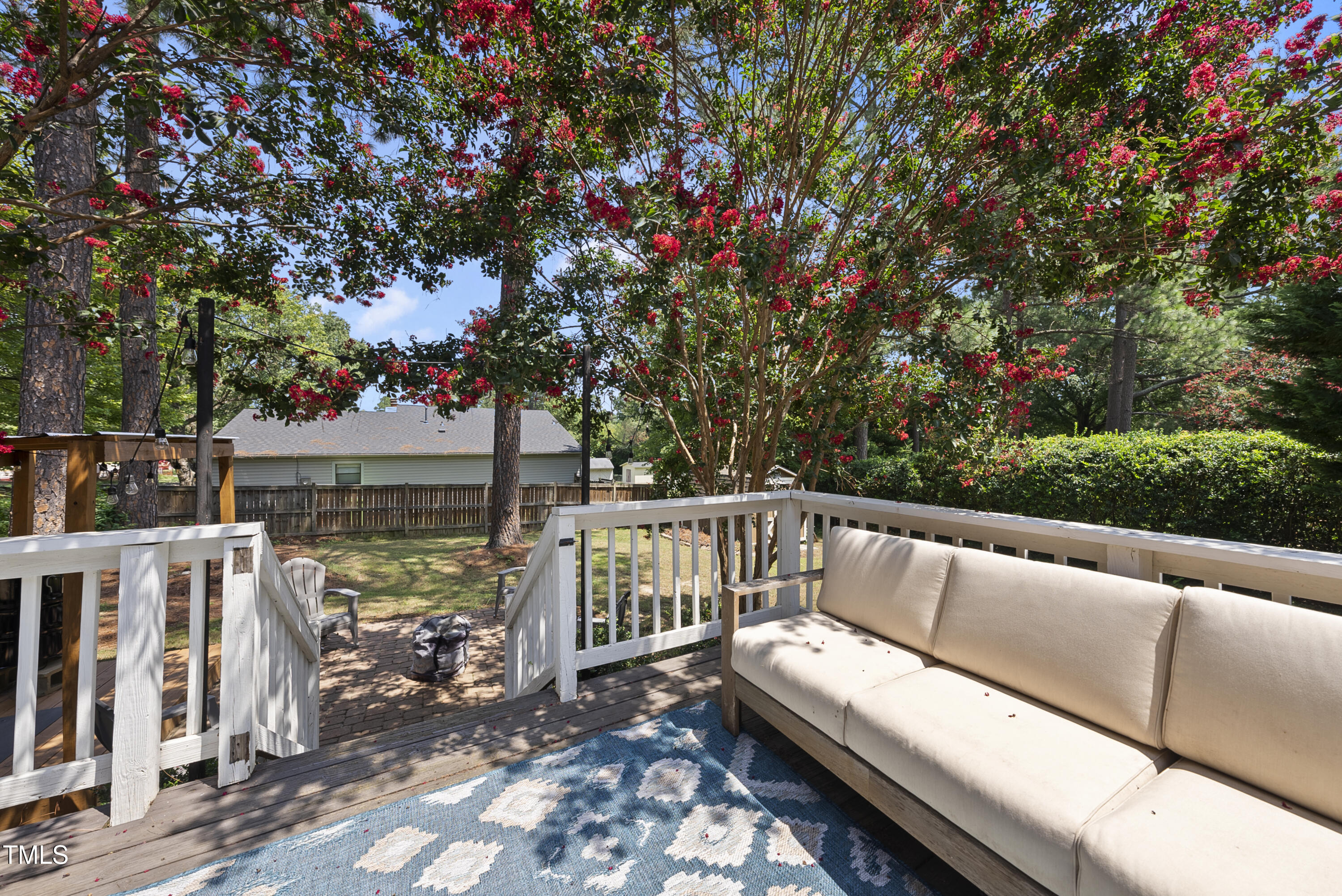 3116 Carovel Court Raleigh, NC 27612 - Photo 20 of 25 a view of a balcony with furniture