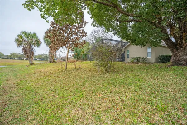 a view of a lake with a mountain