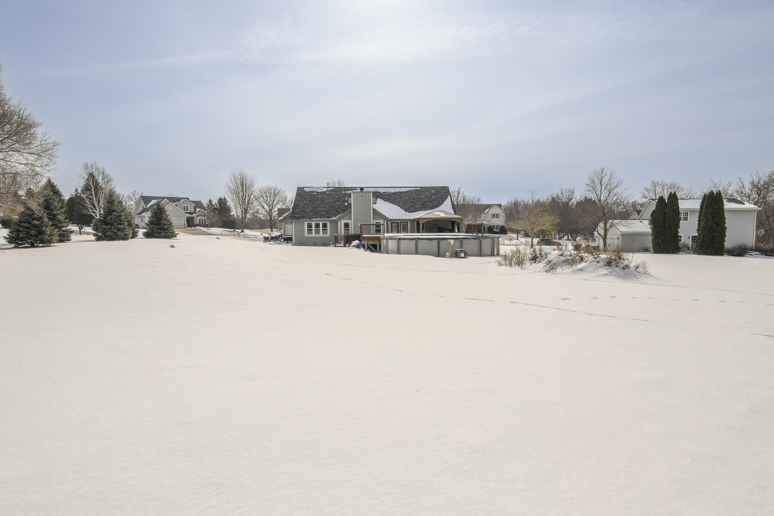 130 Chestnut Way North Prairie, WI 53153 - Photo 41 of 50 From Backyard