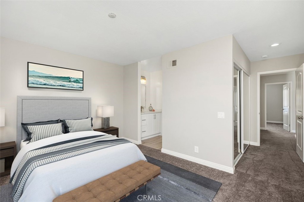 2031 Via Concha San Clemente, CA 92673 - Photo 12 of 29 a bedroom with a bed and a painting on the wall