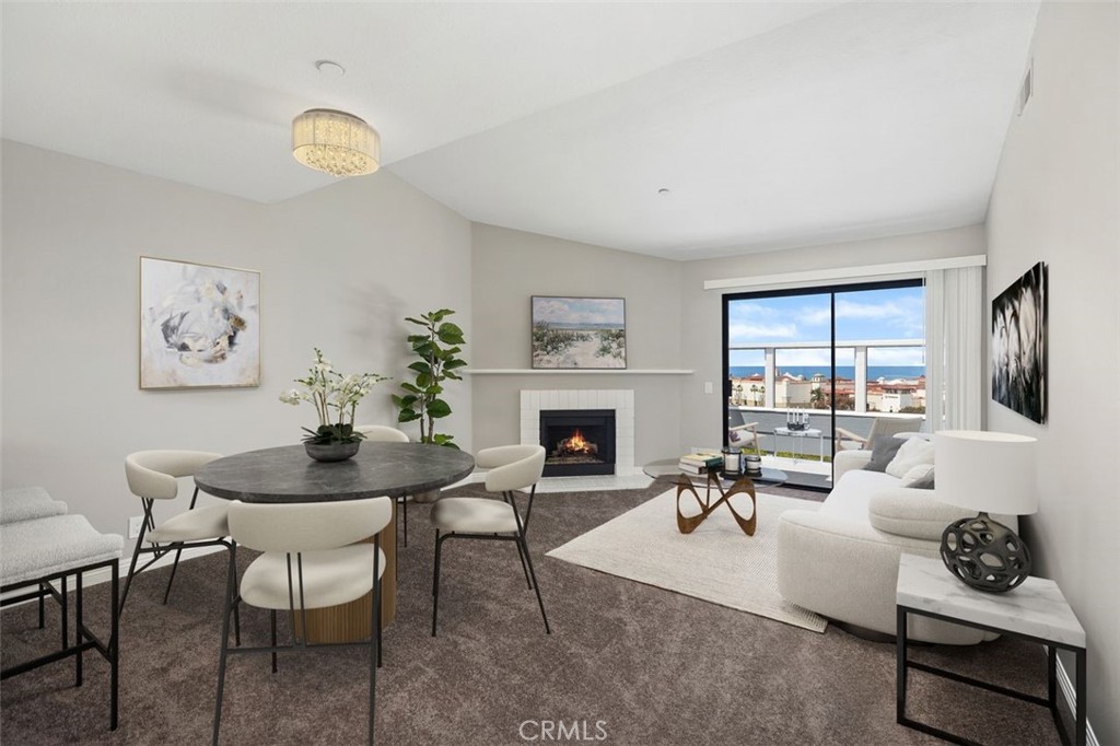 2031 Via Concha San Clemente, CA 92673 - Photo 7 of 29 Living/Dining Area Looking Out To Balcony (Virtually Staged)