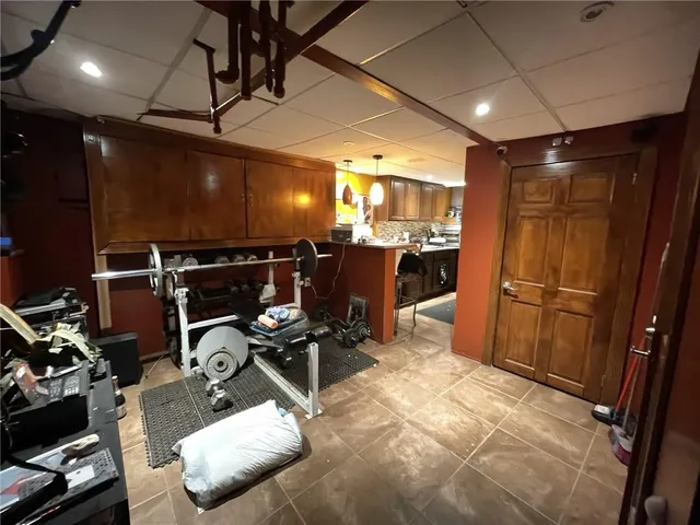 a bed room with furniture and a window