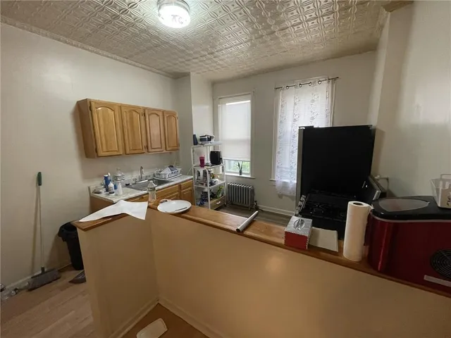 a room with gym equipment