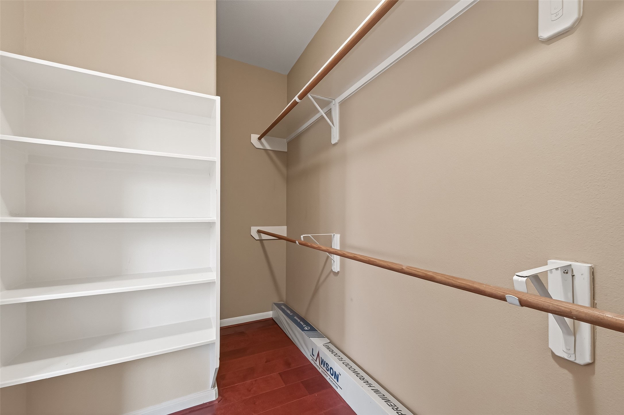 5103 Azalea Meadow Lane Katy, TX 77494 - Photo 22 of 34 a view of walk in closet with empty racks