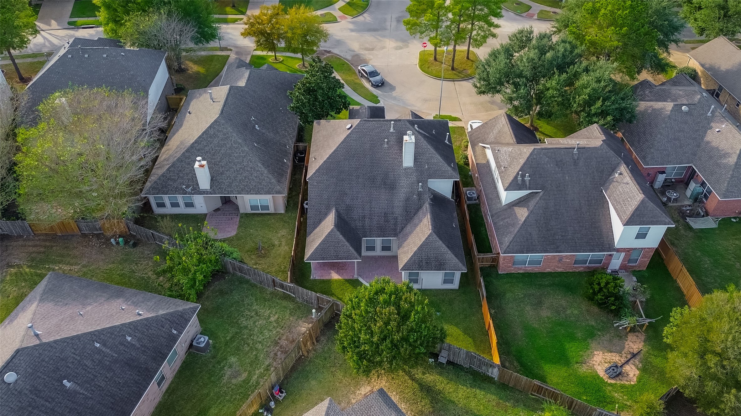 5103 Azalea Meadow Lane Katy, TX 77494 - Photo 31 of 34 an aerial view of a house with garden space and a street view
