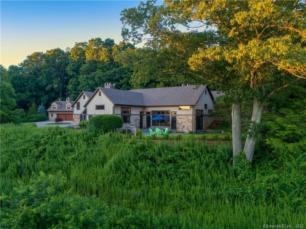 38 Langner Lane Weston, CT 06883 - Photo 1 of 1 a aerial view of a house with yard and deck