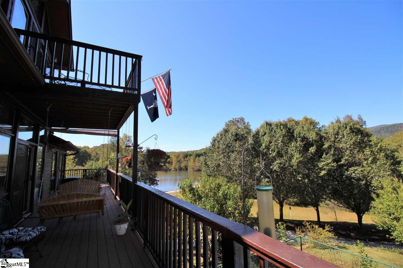 2875 Table Rock Road Pickens, SC 29671 - Photo 35 of 36 Large wrap around deck on all three sides of the house provide many scenic choices.