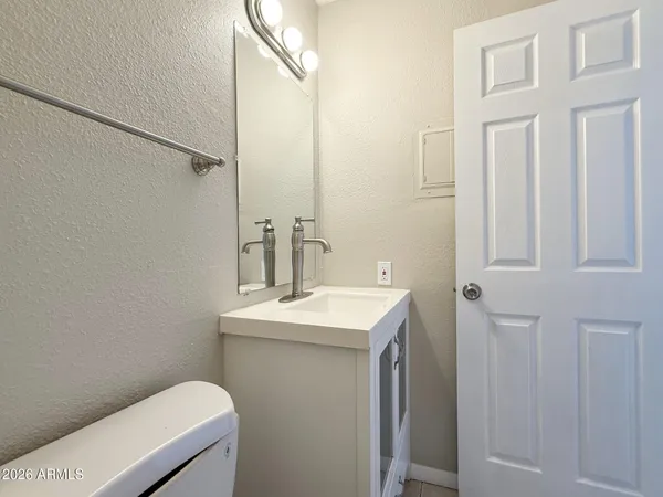 a view of a bathroom with a shower