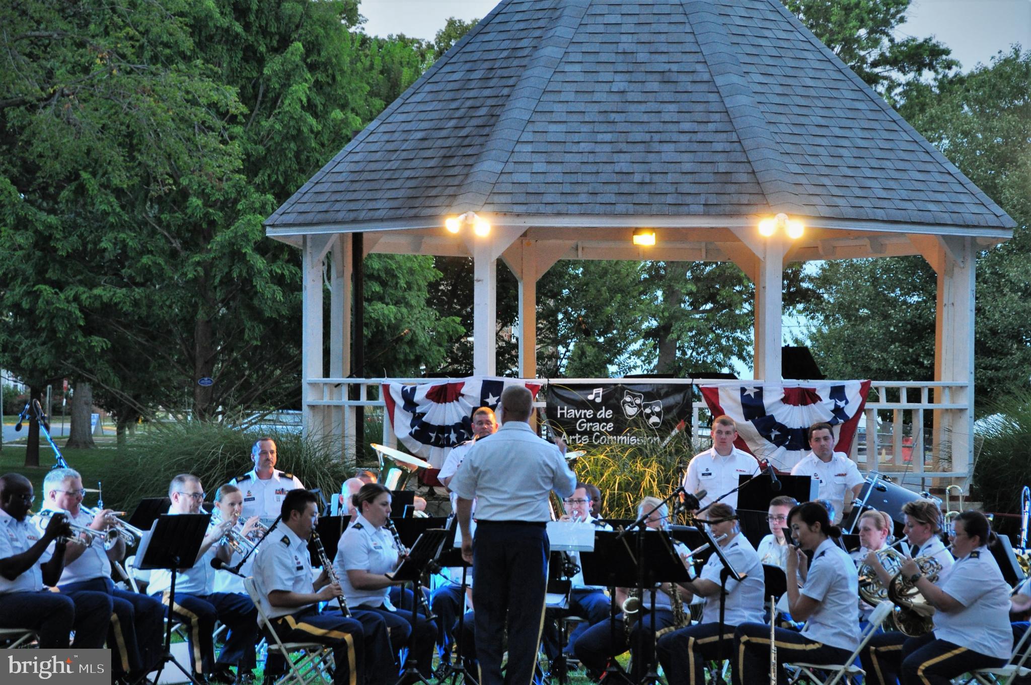 406 Bold Ruler Court, Unit 207 Havre de Grace, MD 21078 - Photo 57 of 57 Evening concert in a charming gazebo.