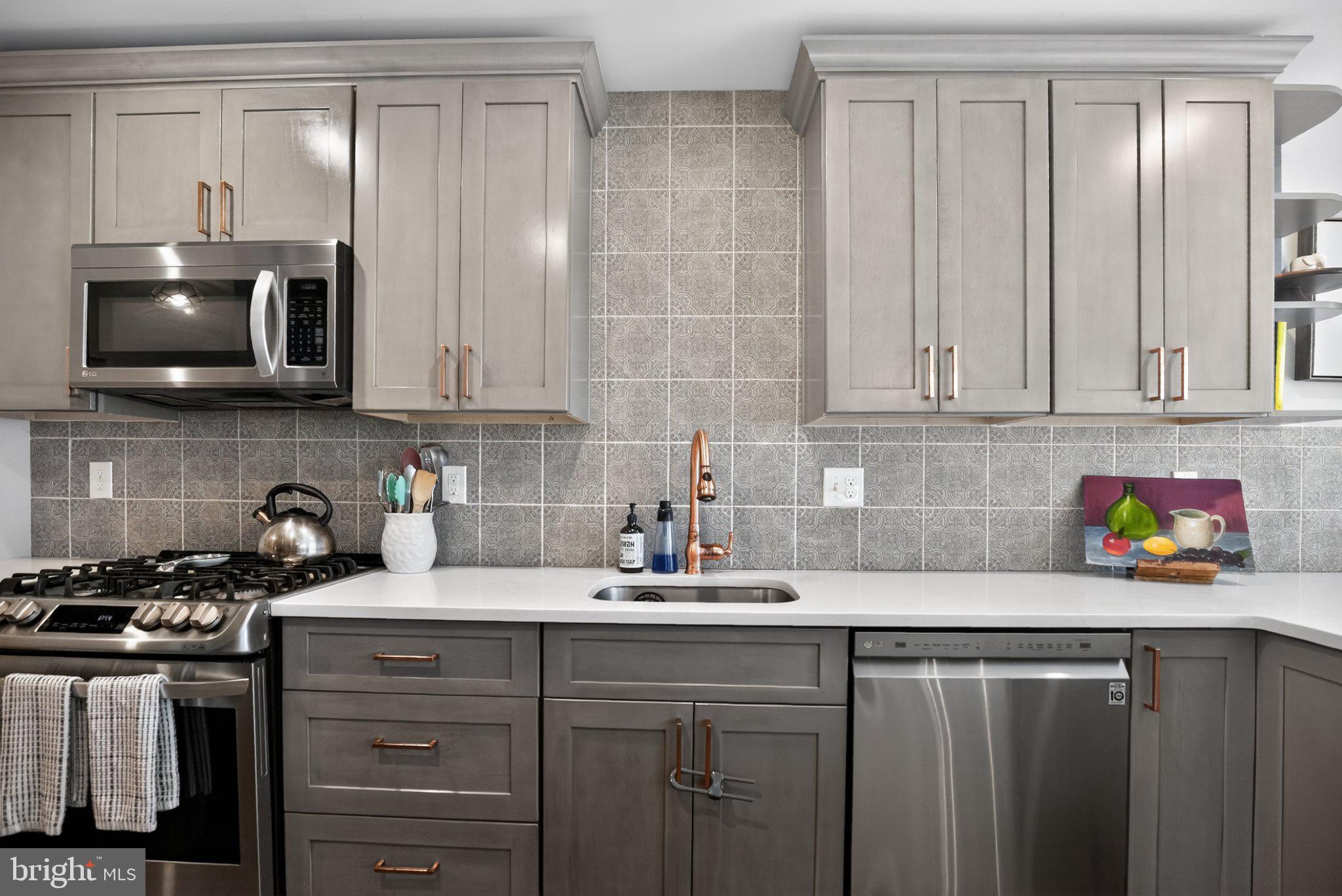 119 Sharrowvale Road Cherry Hill, NJ 08034 - Photo 29 of 36 Sleek modern kitchen with stylish finishes.