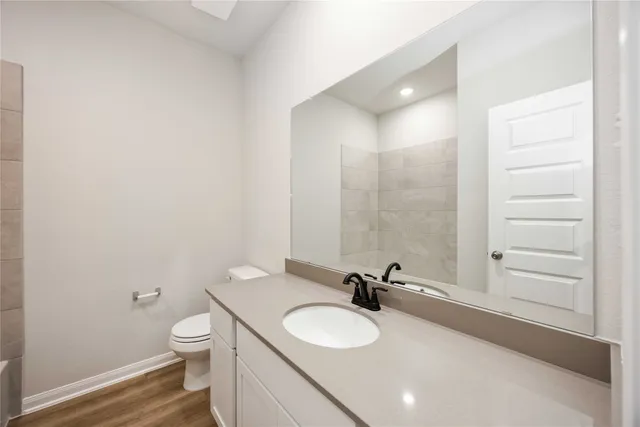 a bathroom with a sink and a toilet