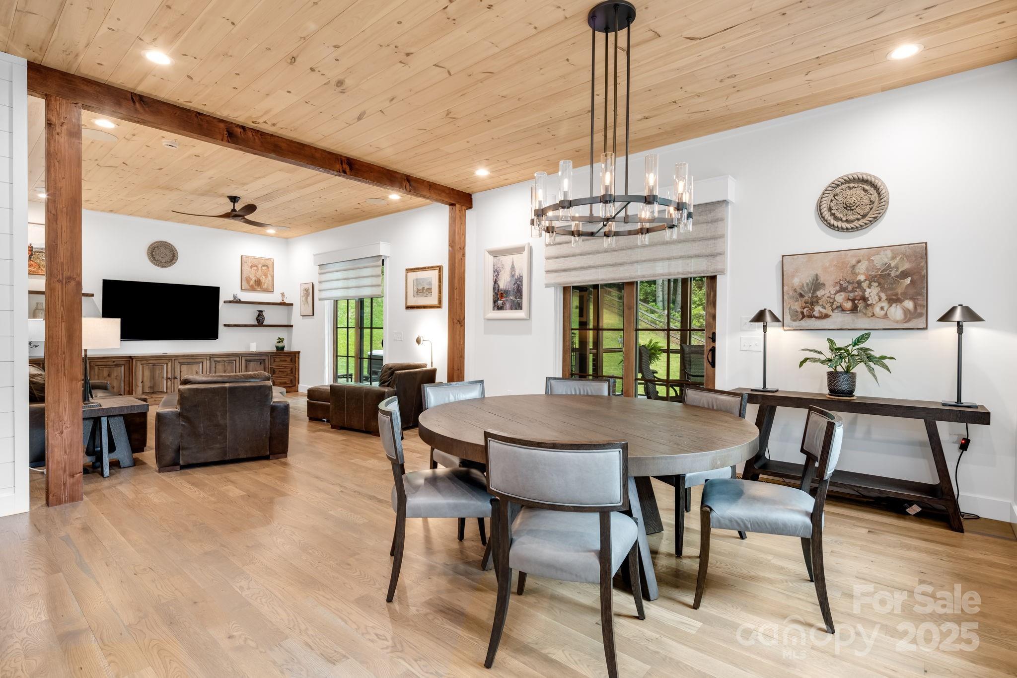 1416 East Clubhouse Road, Unit 73 Sylva, NC 28779 - Photo 14 of 48 a view of a dining room with furniture window and wooden floor
