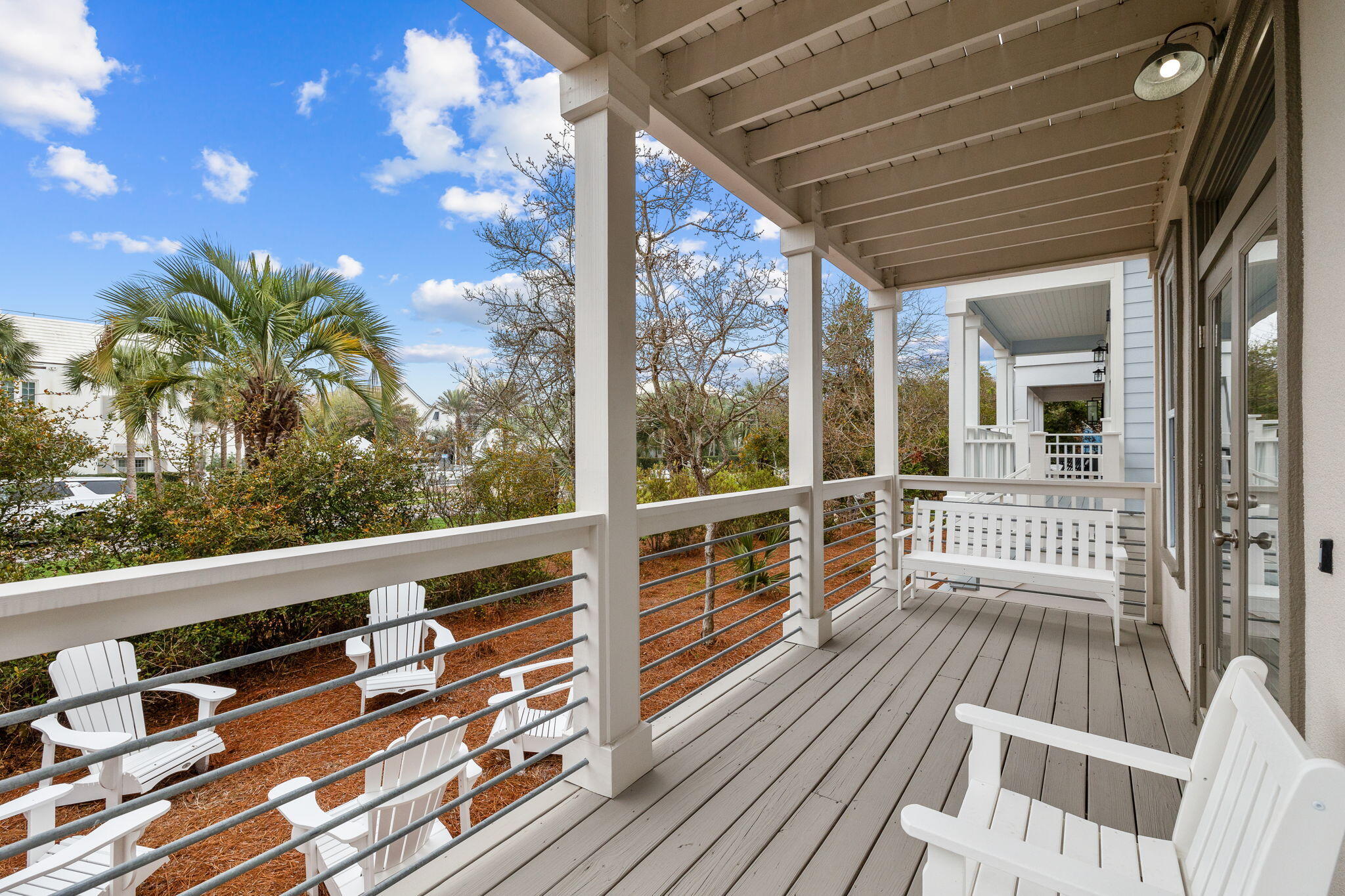 18 Trigger Trail East Inlet Beach, FL 32461 - Photo 23 of 44 a view of balcony with wooden floor