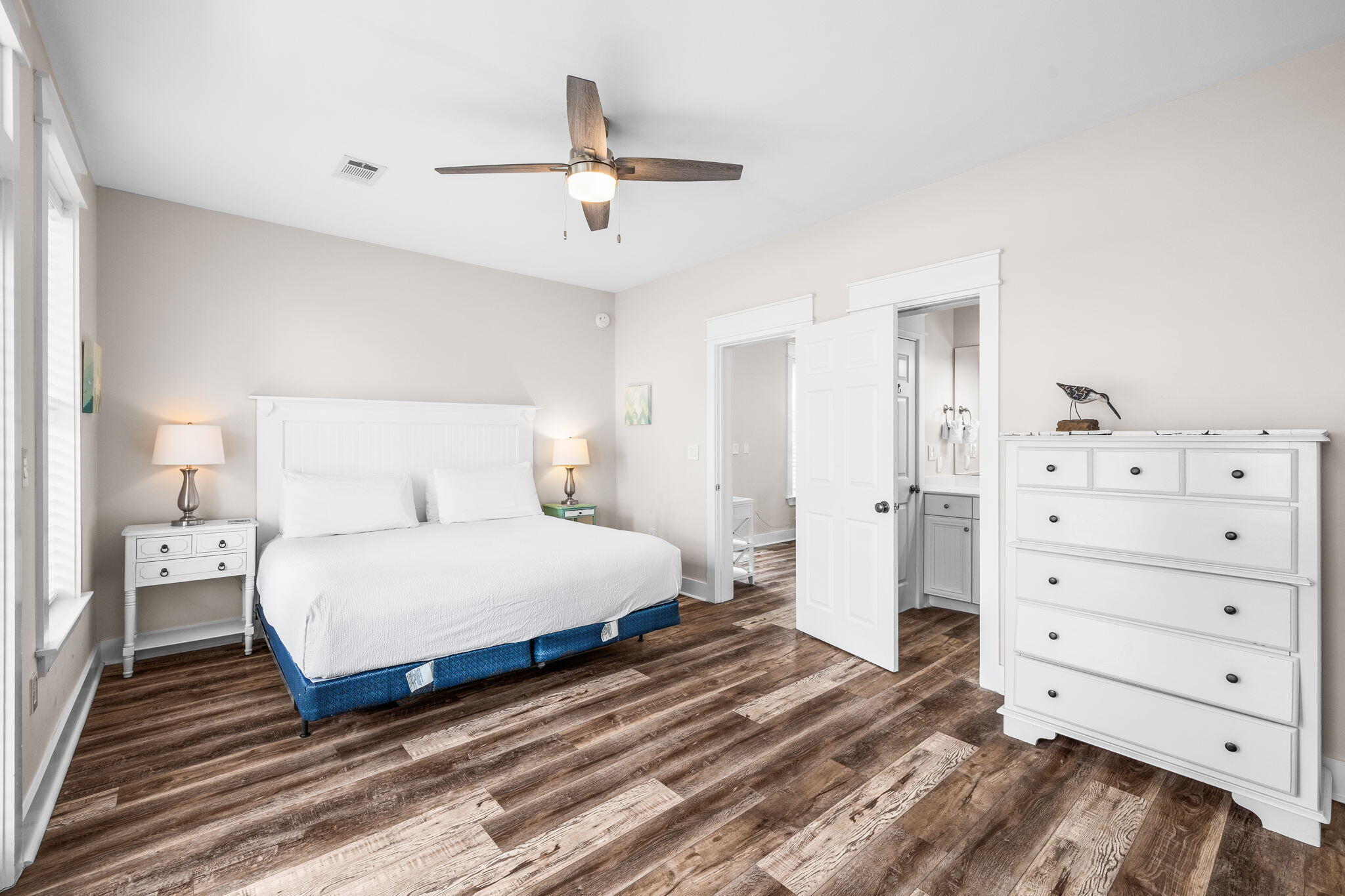 18 Trigger Trail East Inlet Beach, FL 32461 - Photo 25 of 44 a bedroom with a bed and cabinet