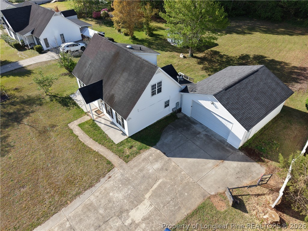 1629 Mattie Road Sanford, NC 27332 - Photo 20 of 29 an aerial view of a house with a yard