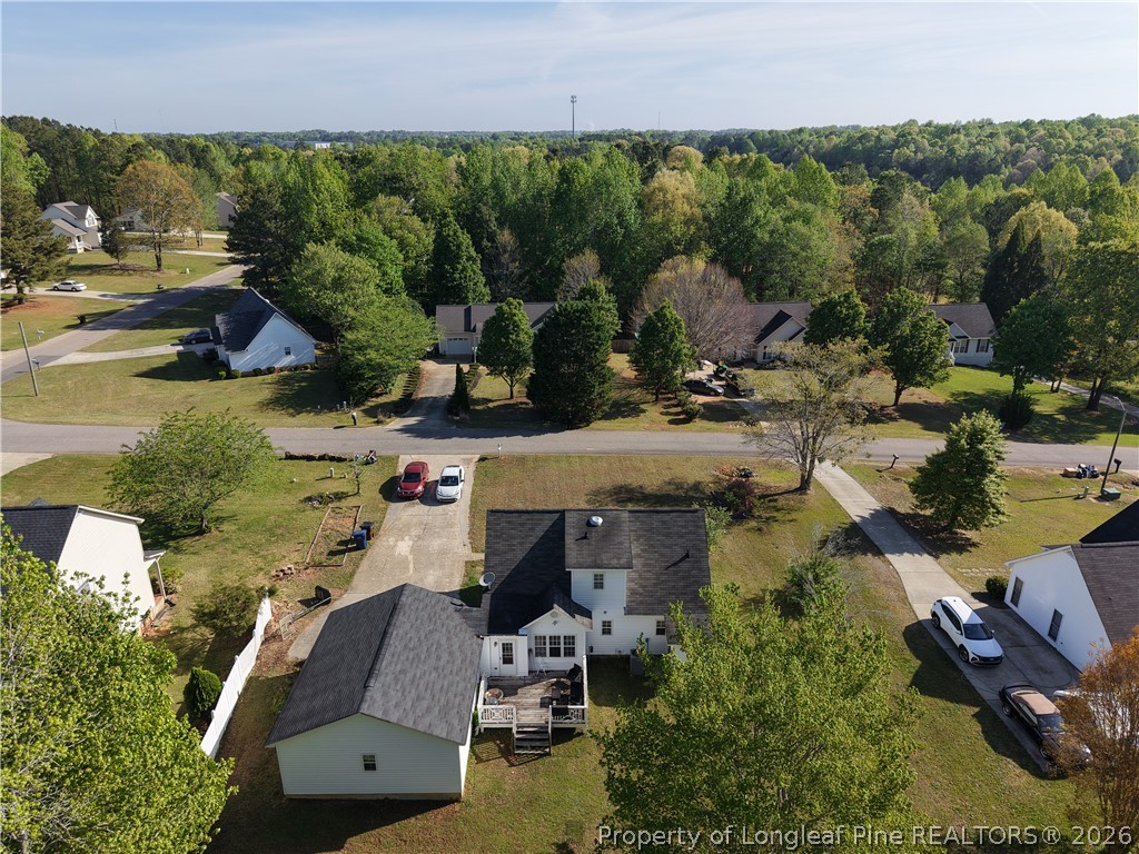 1629 Mattie Road Sanford, NC 27332 - Photo 24 of 29 an aerial view of a house with garden space and street view