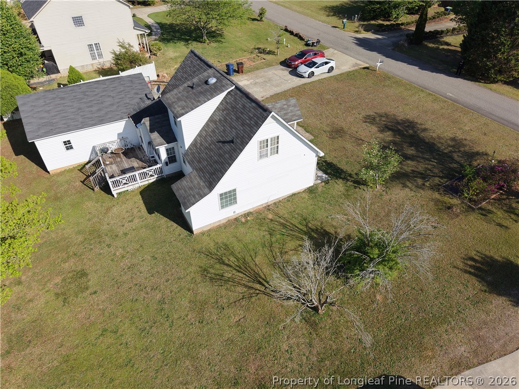 1629 Mattie Road Sanford, NC 27332 - Photo 26 of 29 an aerial view of a house with a yard