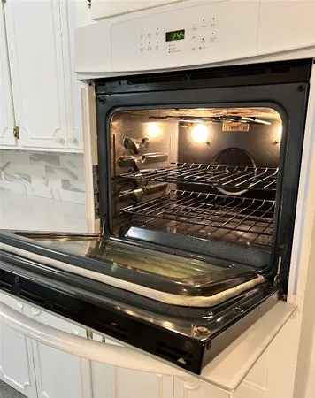 a close view of stove