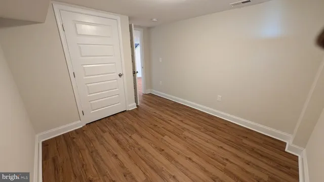 wooden floor in an empty room