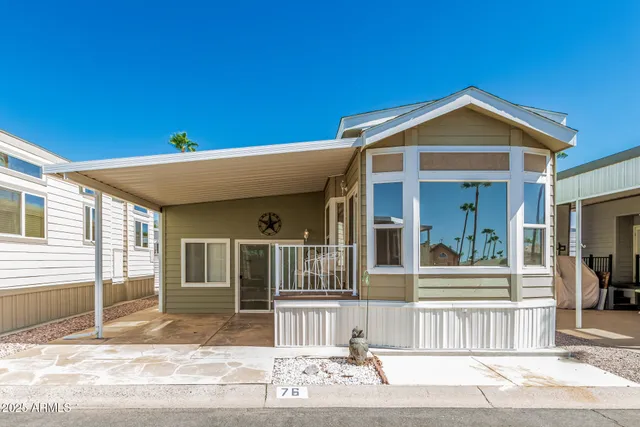 a view of a house with a outdoor space