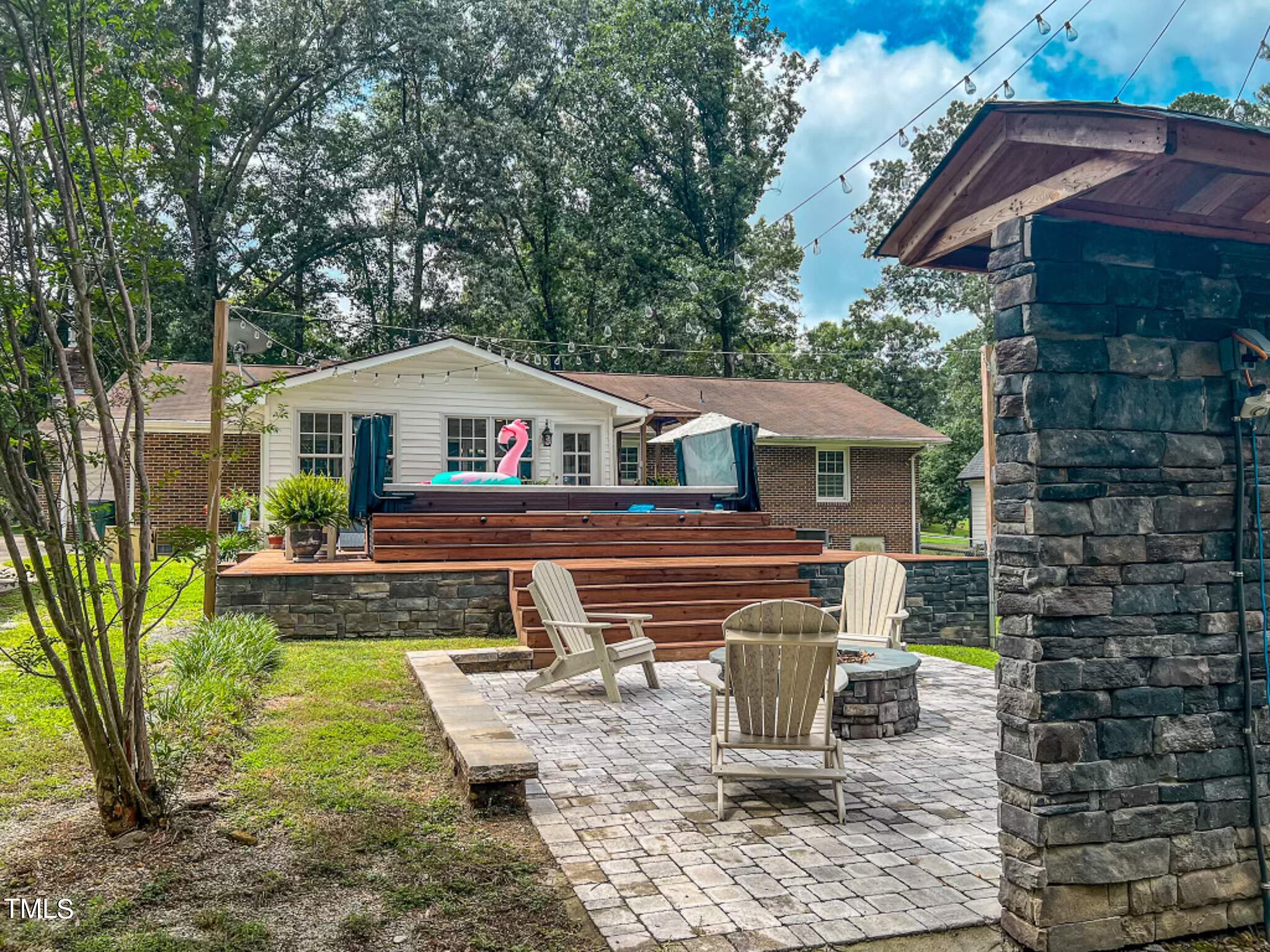 1804 Grady Drive Durham, NC 27712 - Photo 2 of 43 a front view of house with yard and seating area