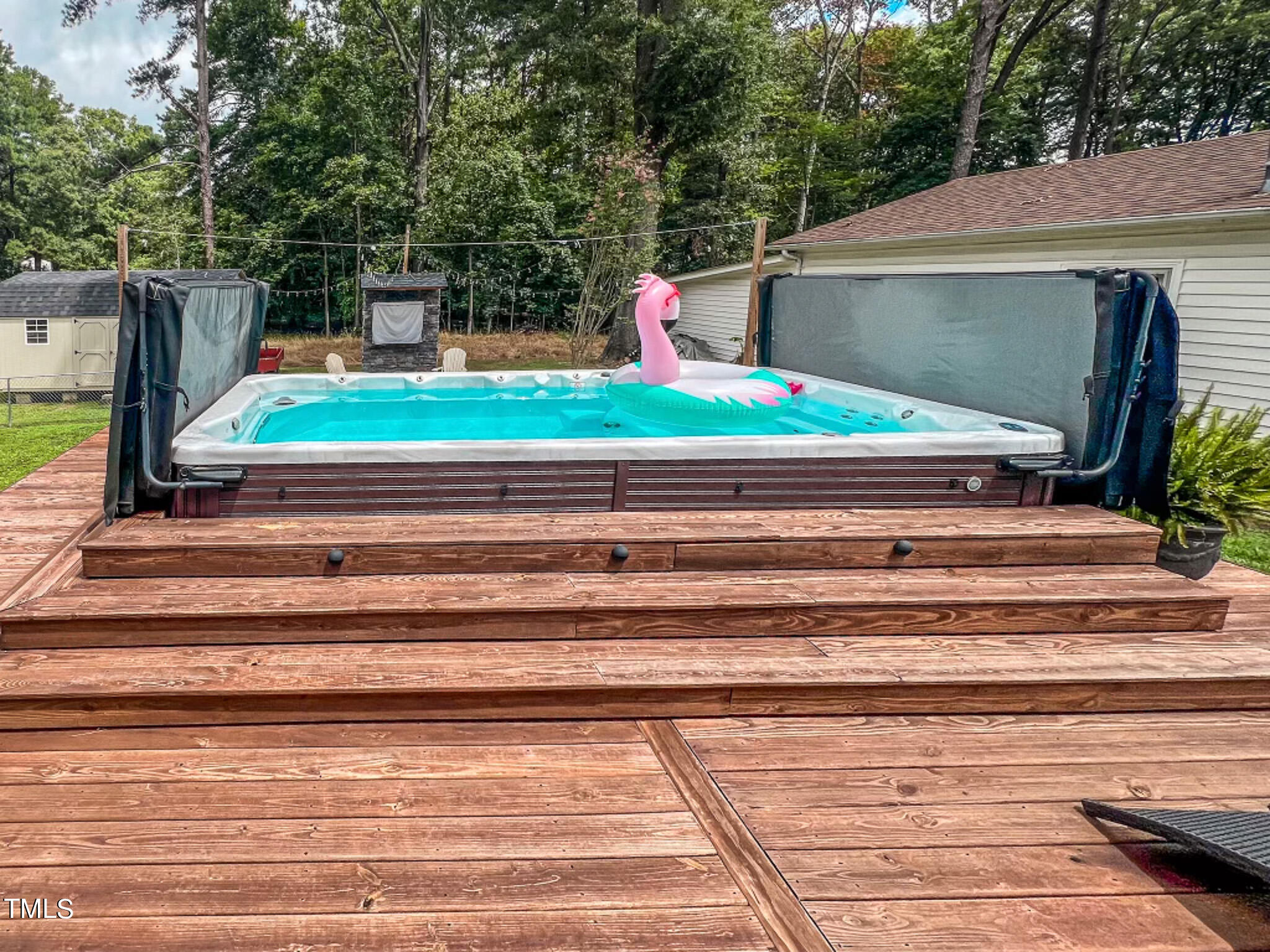 1804 Grady Drive Durham, NC 27712 - Photo 21 of 43 a backyard of a house