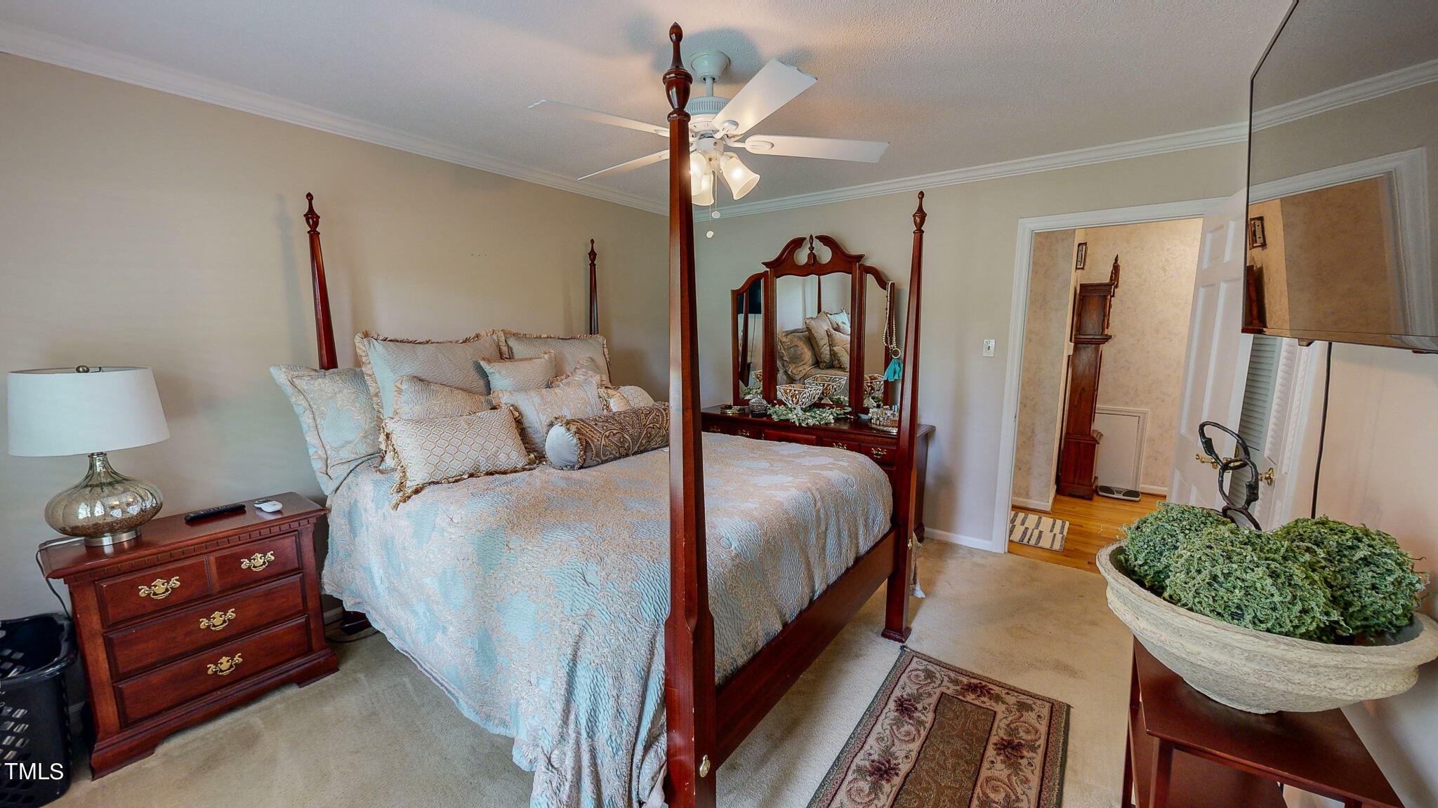 1804 Grady Drive Durham, NC 27712 - Photo 33 of 43 a bed room with a bed and a chair