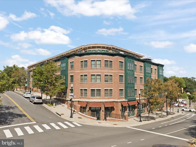 a front view of a building