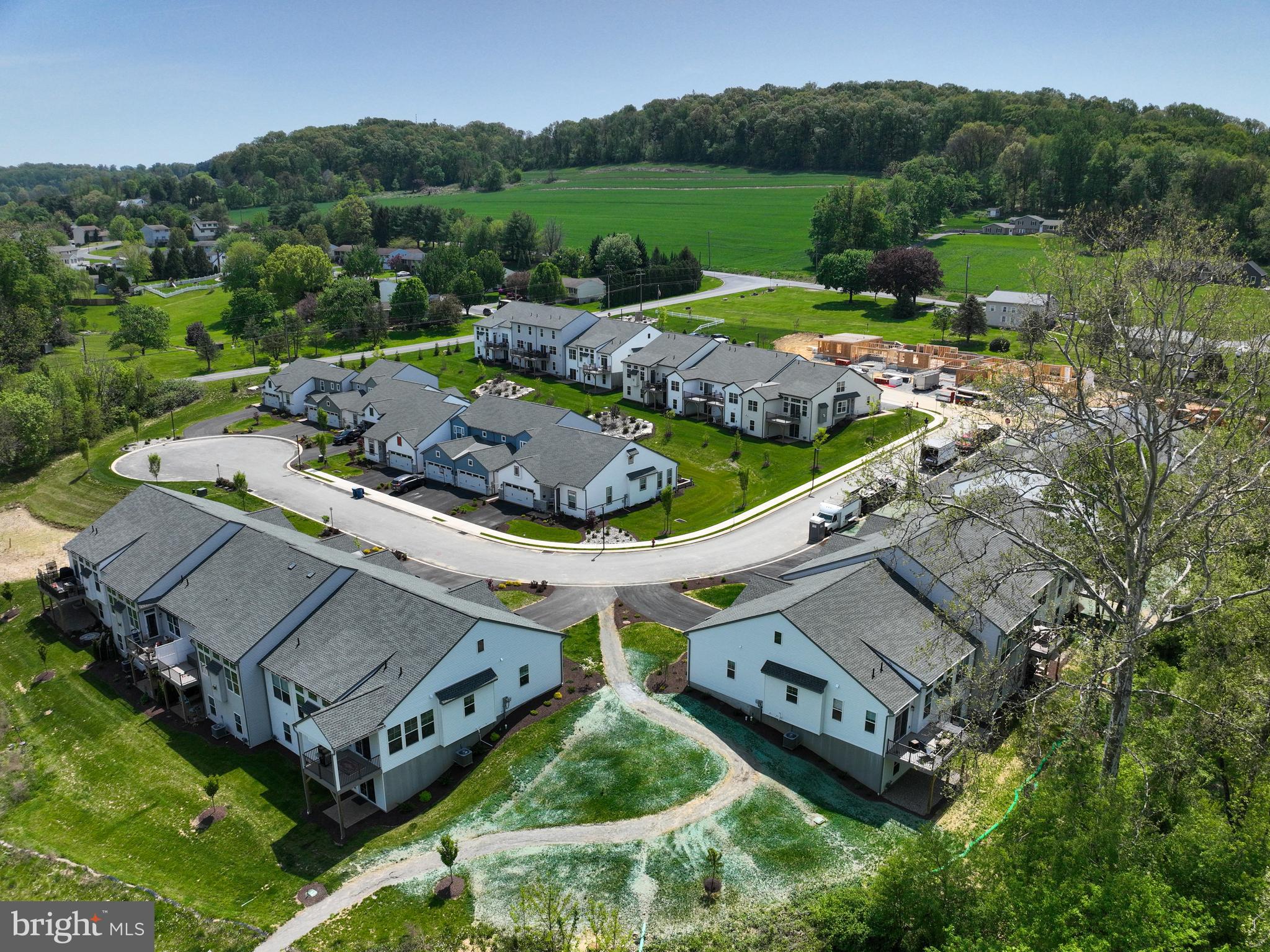 4328 Heather Lane, Unit 7 Columbia, PA 17512 - Photo 6 of 8 an aerial view of a house with a garden