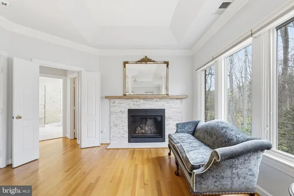a spacious bathroom with a bathtub and a shower