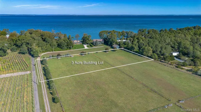 a view of an ocean and beach