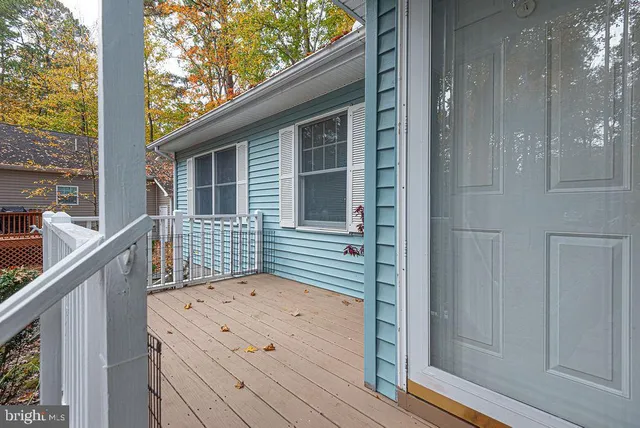a view of balcony and deck