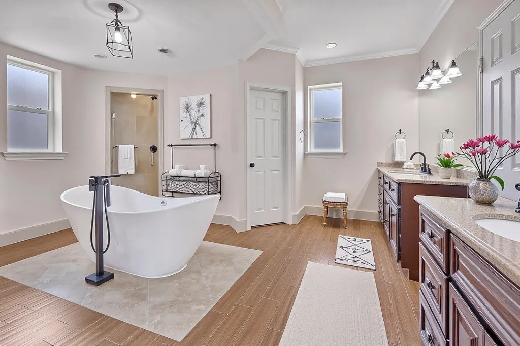1810 McCrary Road Richmond, TX 77406 - Photo 13 of 25 a living room with furniture and a chandelier